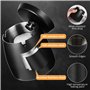 Cendrier Exterieur, Cendrier avec Couvercle Acier Inoxydable, Coupe-vent Anti Odeur Metal Ashtray Cendrier Fermé pour Jardin Bal