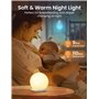 Veilleuse Enfant Rechargeable, Veilleuse Bébé avec Minuterie 1H | Dimmable | Contrôle Toucher | 8 Changements de Lumière | Recha