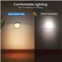 Veilleuse LED, Lot de 2 Veilleuse Detecteur de Mouvement Avec 3 Modes de Couleur (Chaud et Blanc et Mixte), Veilleuse Rechargeab