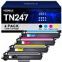 KEENKLE TN247 TN-243CMYK Cartouche de Toner Compatible pour Brother TN243CMYK TN243 pour DCP-L3550CDW MFC-L3750CDW MFC-L3770CDW