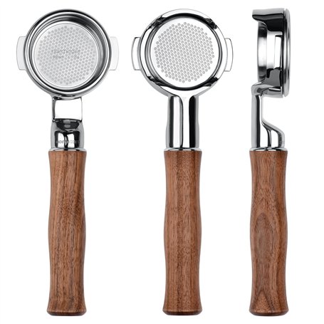 Normcore Portafilter fin sans fond avec panier à haute extraction compatible avec E61 Group Head