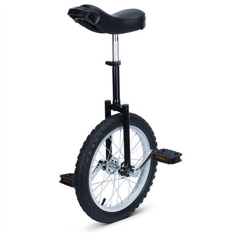 tonchean Monocycle 16" Unicycle Balance Training réglable en hauteur pour enfants