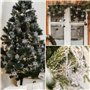 9Pcs Décoration Noël à Suspendre en Acrylique Flocon de Neige et Etoile Effet Cristal Suspension pour Sapin Fenêtre Chambre Inté