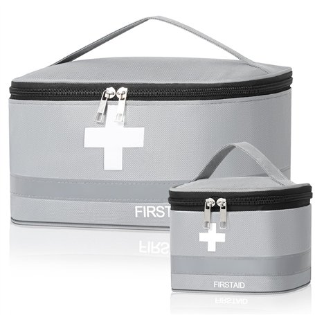 Cozary 2 Pièces Trousse de Secours Vide
