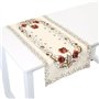 Chemin De Table Brodé, Fleur Florale Rouge Napperons Creux Nappe Cutwork Exquis Dentelle Tissu Décoration Pour Fête Cuisine Mais