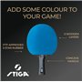 STIGA Raquette de Ping Pong Pro WRB Blue Edition - Raquette Tennis de Table 3 Étoiles avec Revêtement Bleu