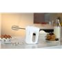 EMERIO HM-124178 Batteur électrique avec 6 vitesses 250 W et bouton turbo Fouet extra long + crochet pétrisseur en acier inoxyda