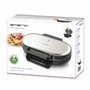 EMERIO Gaufrier double pour un total de 10 gaufres en forme de cœur (2 gaufres d'environ 14 cm de diamètre), régulateur de tempé