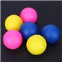 Shanrya Lot de 6 balles de Jeu en PVC - Décoration de Jeu pour la Maison - Accessoire de Raquette de Plage en Plein air (Rouge, 