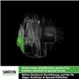 Sordin Pro Casques Antibruit Électroniques à Forte Atténuation 75302-02-G-S - Protection Auditive - Coussins en Gel - Coques d'o