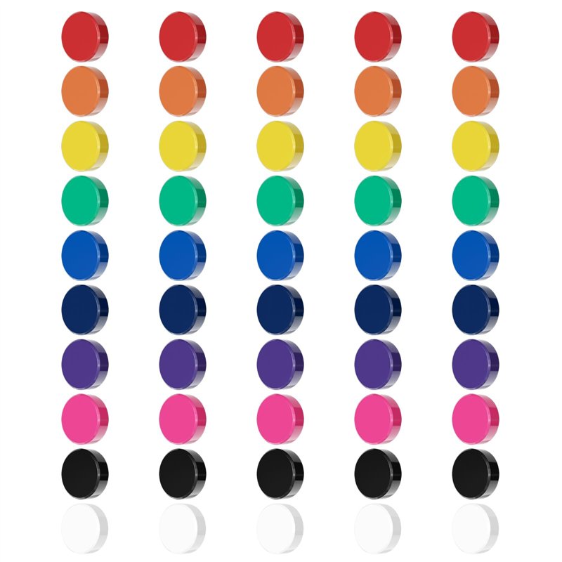 LANAFAY Lot De 12 Aimants Frigo 3D 30 Mm – Magnets Décoratifs Puissants Pour Réfrigérateur, Tableau Blanc & Bureau