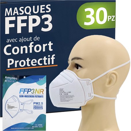 30 Masque FFP3 Certifiés CE