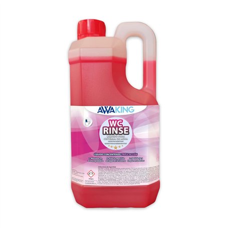 AWAKING Liquide WC Chimique Rinse 2L | Additif Réservoir Eau Propre | Pour Toilettes Chimiques | Parfum Frais | Réduit les Trace