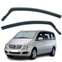 Lot de 2 déflecteurs d'air compatibles avec Mercedes Benz Vito Viano W639 modèles 2004 2005 2006 2007 2008 2009 2010 2011 2012 2
