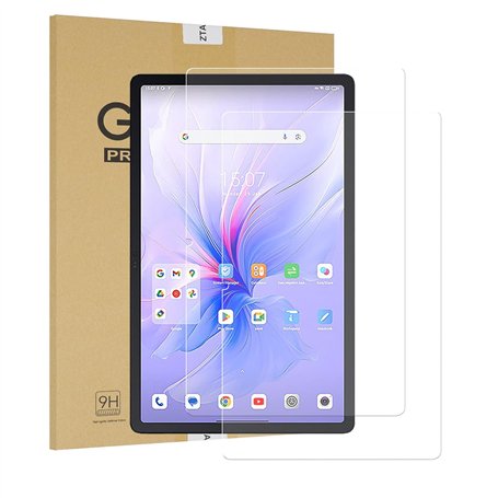 ZTAOOPOU (2 Pièces Verre Trempé Pour Blackview Mega 2 (12") Protection Écran HD Transparent Film Protecteur d'écran Blackview Me