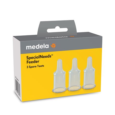 Medela SpecialNeeds Feeder Spare Teats | Dispositif d'alimentation spécialisé pour les bébés atteints de fentes labiales ou pala
