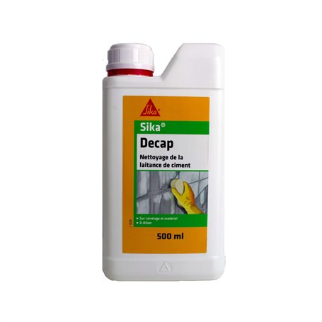 SIKA - Décapant nettoyant à diluer pour laitance de ciment de carrelage et matériel - Sika Decap - Intérieur/Extérieur -Dissout