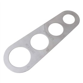 YOUNAFEN Doseur à spaghetti à 4 trous en acier inoxydable - Règle de cuisine - Outil de mesure sans ruban - Outil de mesure pour YOUNAFEN Doseur à spaghetti à 4 trous en acier inoxydable - Règle de cuisine - Outil de mesure sans ruban - Outil de mesure pour