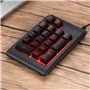 Gaeirt Clavier Numérique Pavé Numérique, Clavier Mécanique Tricolore Rétroéclairé à 19 Touches, Clavier Filaire pour Ordinateur 