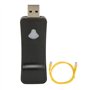 Adaptateur WiFi USB 300Mbps, Carte réseau sans Fil Multifonction pour TV avec Port LAN, câble réseau 1m, émetteur-récepteur WiFi