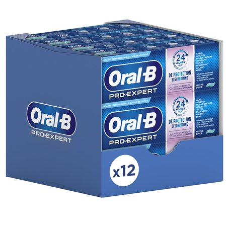 Oral-B Dentifrice Pro-Expert Dents Sensibles lot de 12 x 75 ml