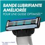 Gillette Mach3 Turbo Recharges De Lames De Rasoir Pour Homme, À 3 Lames , 16 Recharges De Lames, Lames Plus Résistantes Que L’Ac