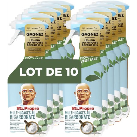 Febreze Spray Nettoyant Multi-Usages Bicarbonate & Eucalyptus (10 x 500ML)