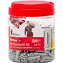 Fischer Propack Électricien SX Plus 6 x 30 SC avec 200 chevilles SX 6 x 30 + 1 embout SDS Plus Ø 6, idéal pour fixer des applica
