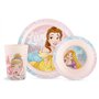 Lulabi DISNEY PRINCESSES - Service de vaisselle pour les enfants - Mélamine incassable - 3 pièces