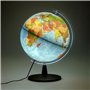 Tecnodidattica - GIGAGLOBO 40 | Globe Lumineux et Pivotant | Cartographie Physique et Politique | Textes en Italien | Grande Tai