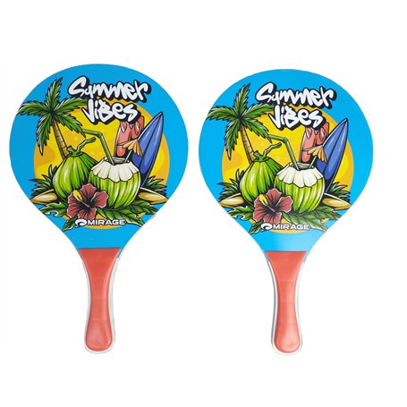 Raquettes de plage en bois raquettes de mer avec balle souple jeux raquette beach tennis plage jardin adulte garçons enfants cou