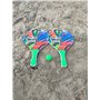 Raquettes de plage en bois raquettes de mer avec balle souple jeux raquette beach tennis plage jardin adulte garçons enfants cou