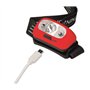 POLY POOL - PP3157 Lampe frontale LED de randonnée et d'extérieur - Lampe frontale LED rechargeable par USB 3 fonctions - Lampe 