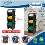Tontarelli - Set de 3 poubelles empilables MODA 30L avec poignée