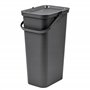 Tontarelli - Poubelle MODA avec poignée 40L graphite
