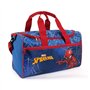 PERLETTI Sac de Sport Homme Araignée Bleu et Rouge pour Enfant - Marvel Spiderman Sac de Voyage à Bandoulière avec Poche Avant -