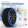 Chaussettes de neige GoodYear Star Gripper homologuées Italie EN 16662-1:2020 Deux chaînes à neige en tissu pour voiture. Snow S