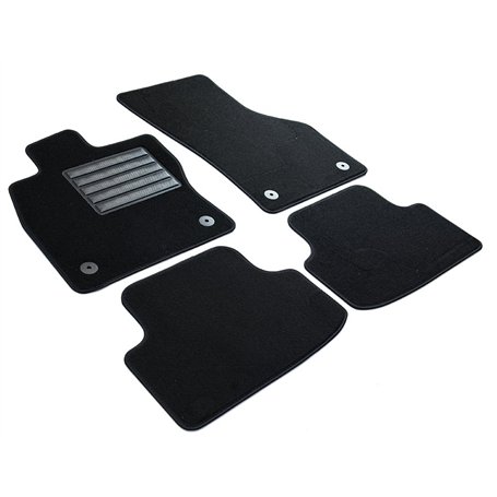 MTM SP-4031 Tapis sur Mesure en Velour pour Audi A3 (8VA) SB 10.2012>03.2020 / Audi A3 (8Y) SB 03.2020> / Volkswagen Golf 7 / Go
