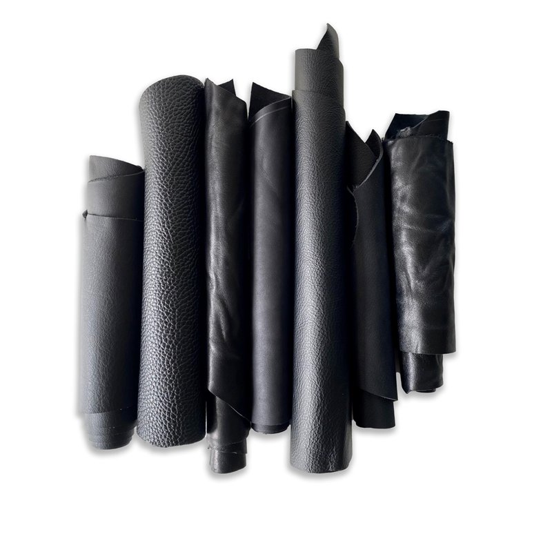 Chutes De Cuir Rouge - Lot De 1 Kg - Morceaux Pour Création, Rénovation, Patchwork