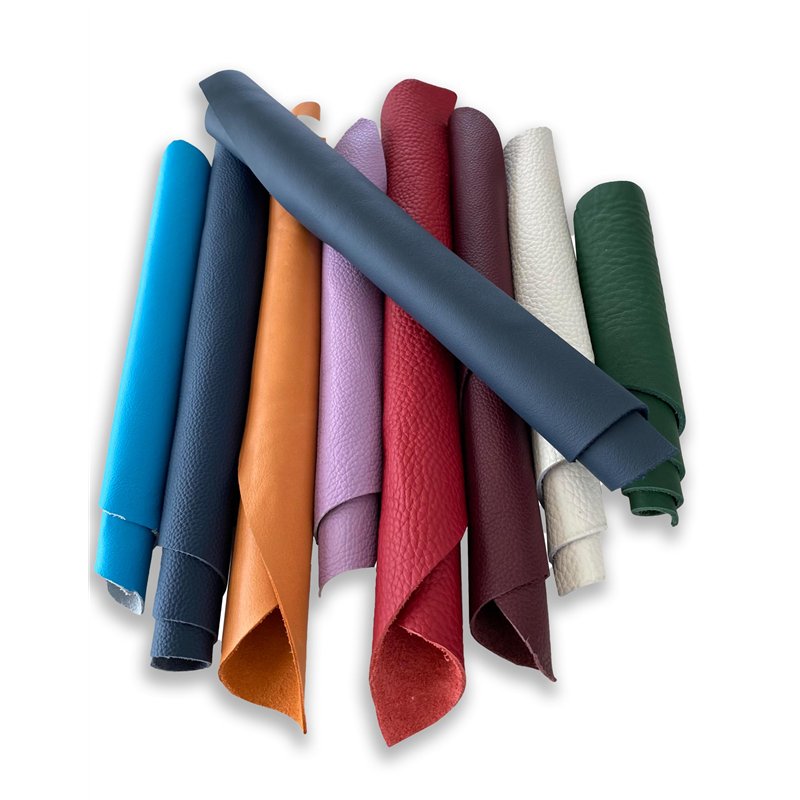 Chutes De Cuir Rouge - Lot De 1 Kg - Morceaux Pour Création, Rénovation, Patchwork