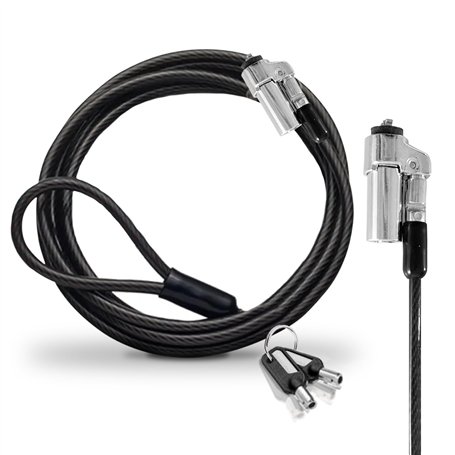 Cable Technologies Câble de sécurité Nano en acier antivol 180 cm pour ordinateur portable