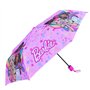 CARTOON Parapluie pliable pour Barbie fan parapluie pour filles 8 rayons ouverture manuelle coupe-vent