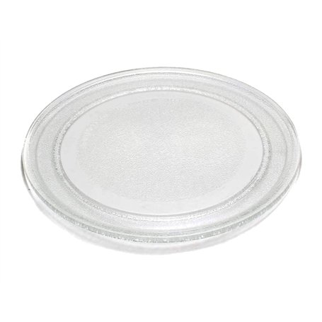 Assiette en verre lisse pour four à micro-ondes avec diamètre 24