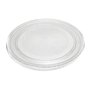 Assiette en verre lisse pour four à micro-ondes avec diamètre 24