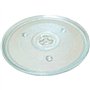 Assiette pour four à micro-ondes de 27 cm en verre résistant universel adaptable à différentes marques