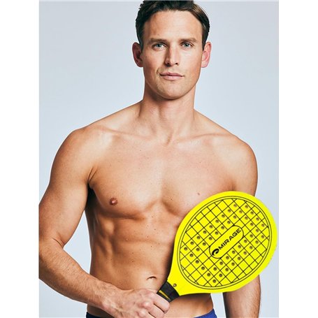 Paire de raquettes de plage de tennis avec balle souple pour jeu en plein air