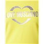 Love Moschino Sweat à Capuche Slim fit à Manches Longues Maillot de survêtement, Jaune, 50 Femme