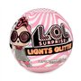 L.O.L. Surprise- Light Glitter Boule 8 Dont 1 poupée pailletée 8cm