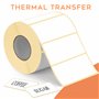 GIANTO 1 rouleau d'étiquettes adhésives 50 x 30 mm, diamètre intérieur noyau de 40 mm, pour imprimantes thermiques universelles 