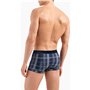 Emporio Armani Tartan Gift Box 2-Pack Trunk Les Troncs, Stampa SCOZZES/Marin, M pour des Hommes